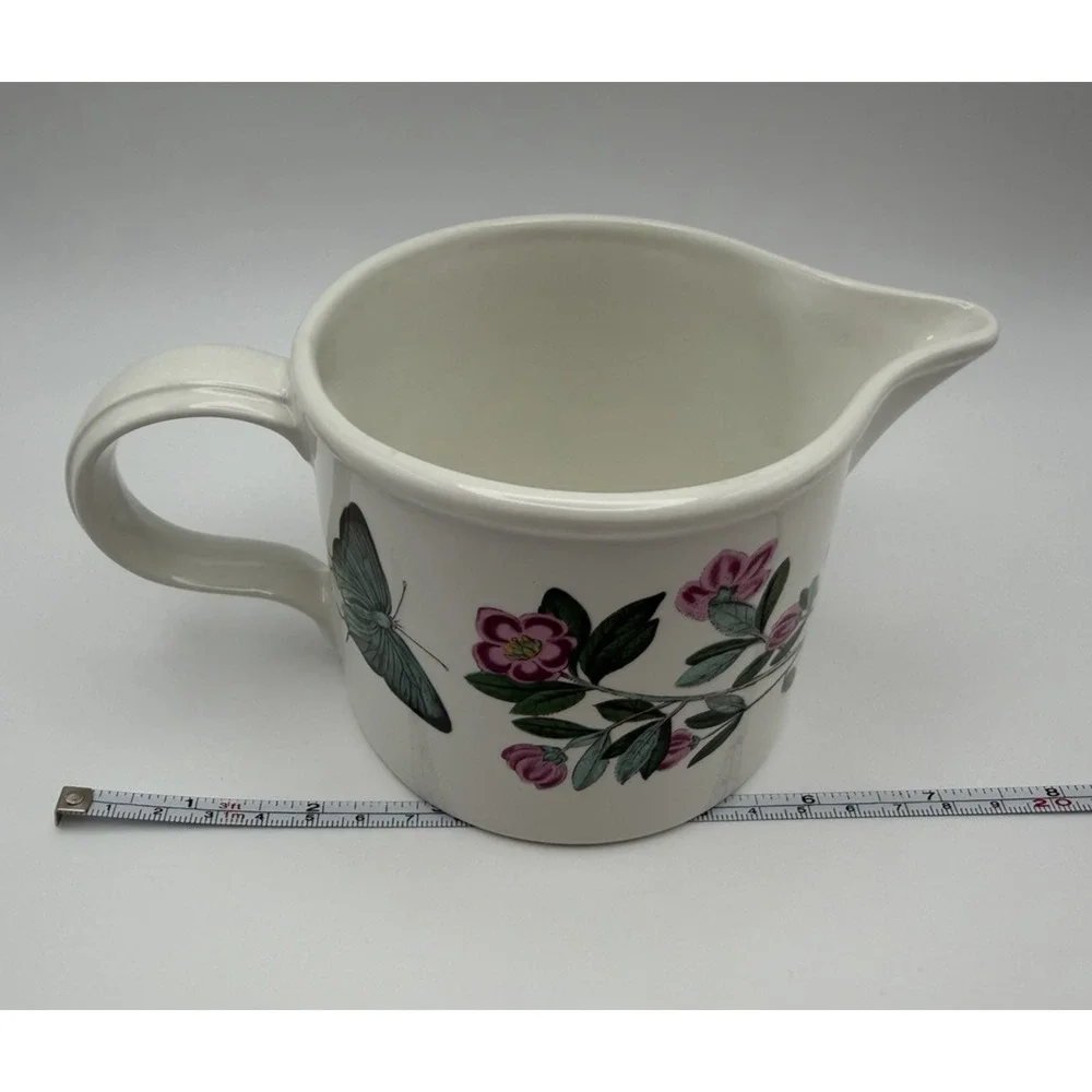 Portmeirion Botanic Garden Rhododendron Design Gravy Boat Sauce Pitcher Creamer